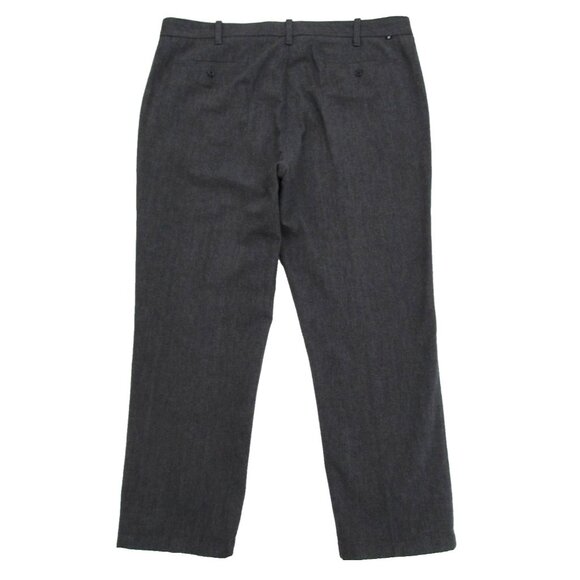 Nautica Beacon Pants Mens 40x30 Charcoal Gray Tailored Fit Chino Cotton Trousers - Picture 3 of 16